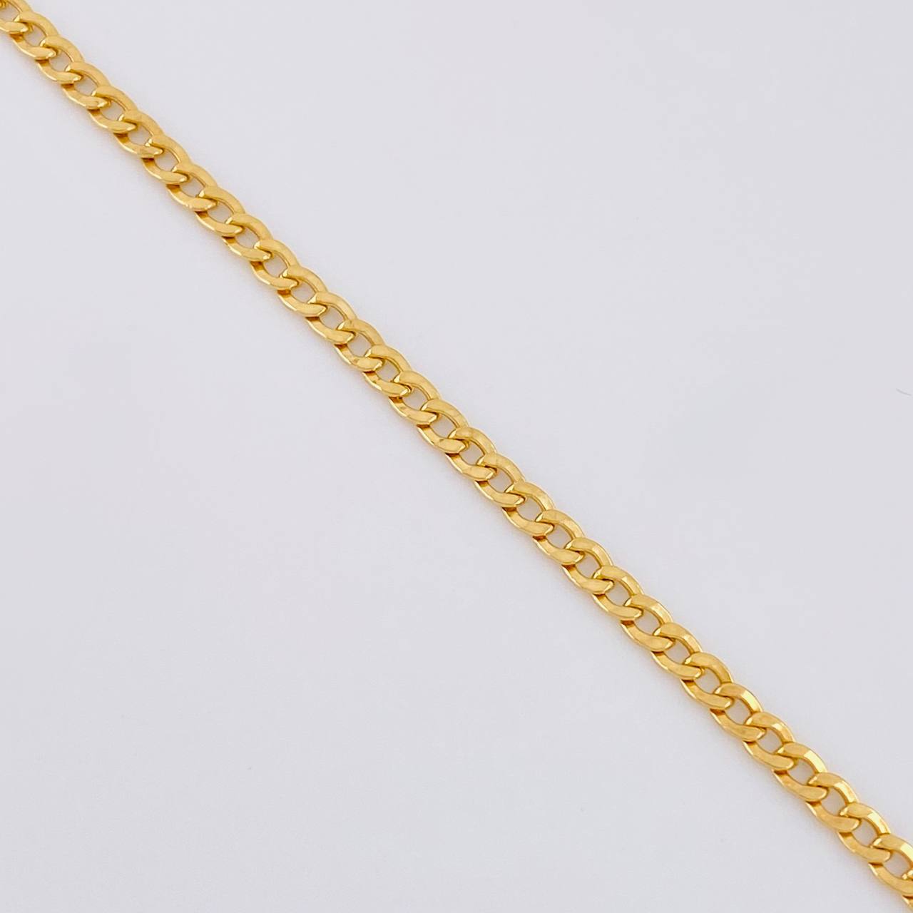 Cadena Cubana 3.45 g / 20 1/4 in / 2.4 mm Oro Amarillo 18K