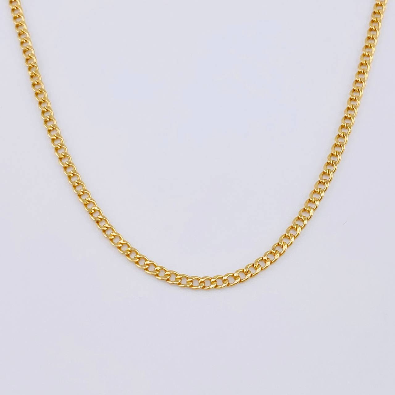Cadena Cubana 2.05 g / 25 1/2 in / 2.05 mm Oro Amarillo 18K