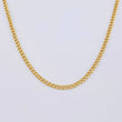 Cadena Cubana 2.05 g / 25 1/2 in / 2.05 mm Oro Amarillo 18K