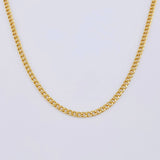Cadena Cubana 2.05 g / 25 1/2 in / 2.05 mm Oro Amarillo 18K