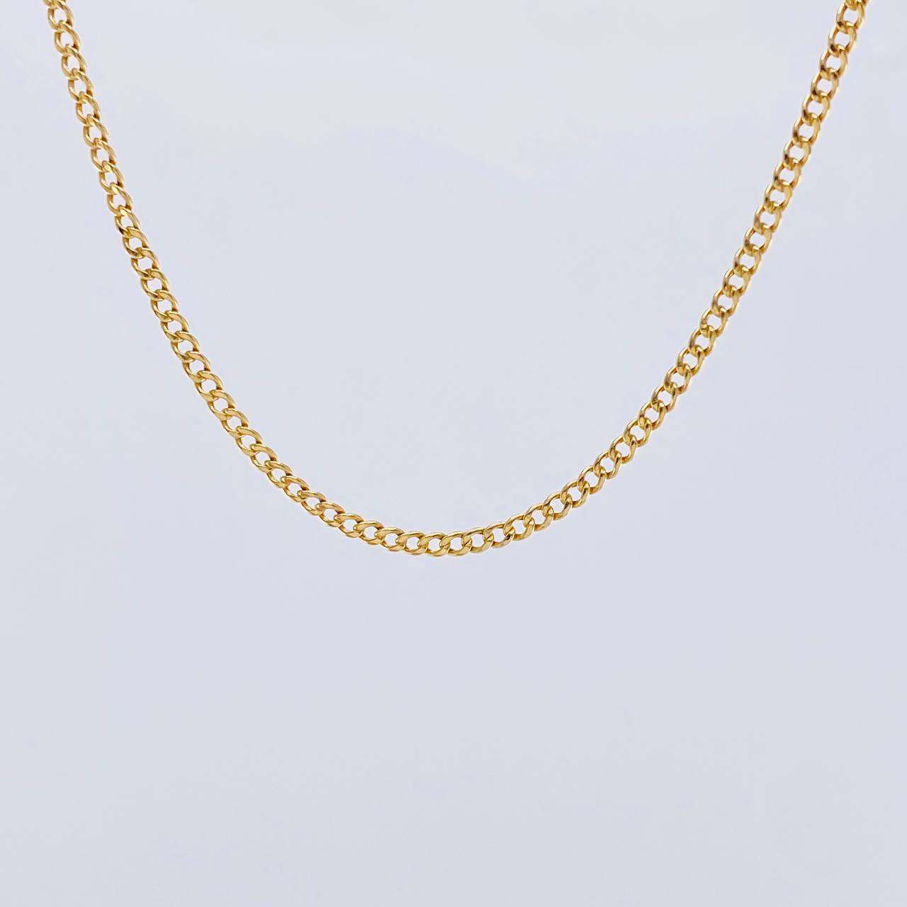 Cadena Cubana 2.05 g / 25 1/2 in / 2.05 mm Oro Amarillo 18K