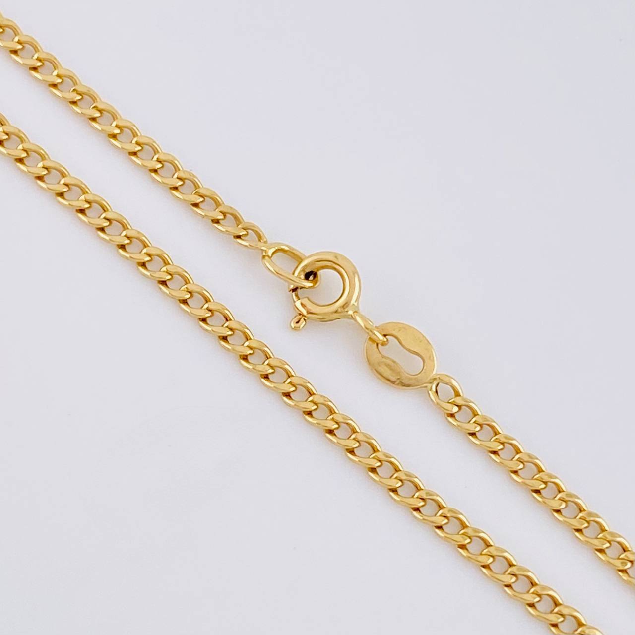 Cadena Cubana 2.05 g / 25 1/2 in / 2.05 mm Oro Amarillo 18K