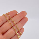 Cadena Cubana 2.05 g / 25 1/2 in / 2.05 mm Oro Amarillo 18K
