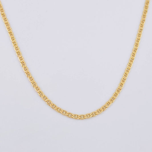 Cadena Plana 1.55 g / 45 cm / 1.6 mm Oro Amarillo 18K