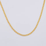 Cadena Plana 1.55 g / 17 3/4 in / 1.6 mm Oro Amarillo 18K