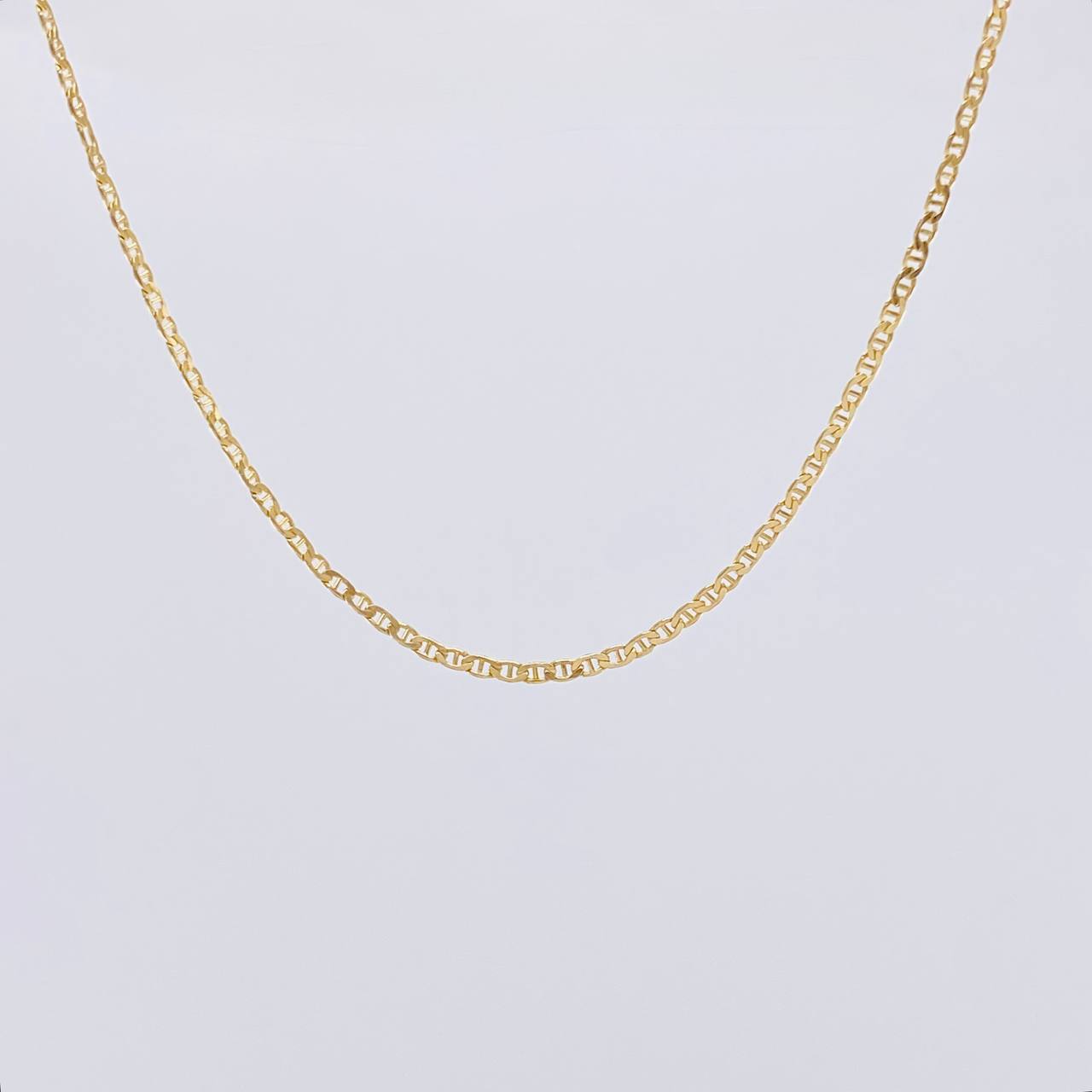 Cadena Plana 1.55 g / 17 3/4 in / 1.6 mm Oro Amarillo 18K