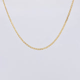 Cadena Plana 1.55 g / 17 3/4 in / 1.6 mm Oro Amarillo 18K