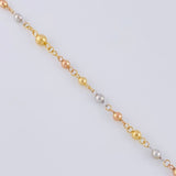 Rosary Virgin of Guadalupe 7.7 g / 20 3/4 in / 3.1 mm Three Golds 18K
