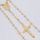 Rosary Virgin of Guadalupe 7.7 g / 20 3/4 in / 3.1 mm Three Golds 18K