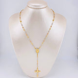 Rosary Virgin of Guadalupe 7.7 g / 20 3/4 in / 3.1 mm Three Golds 18K