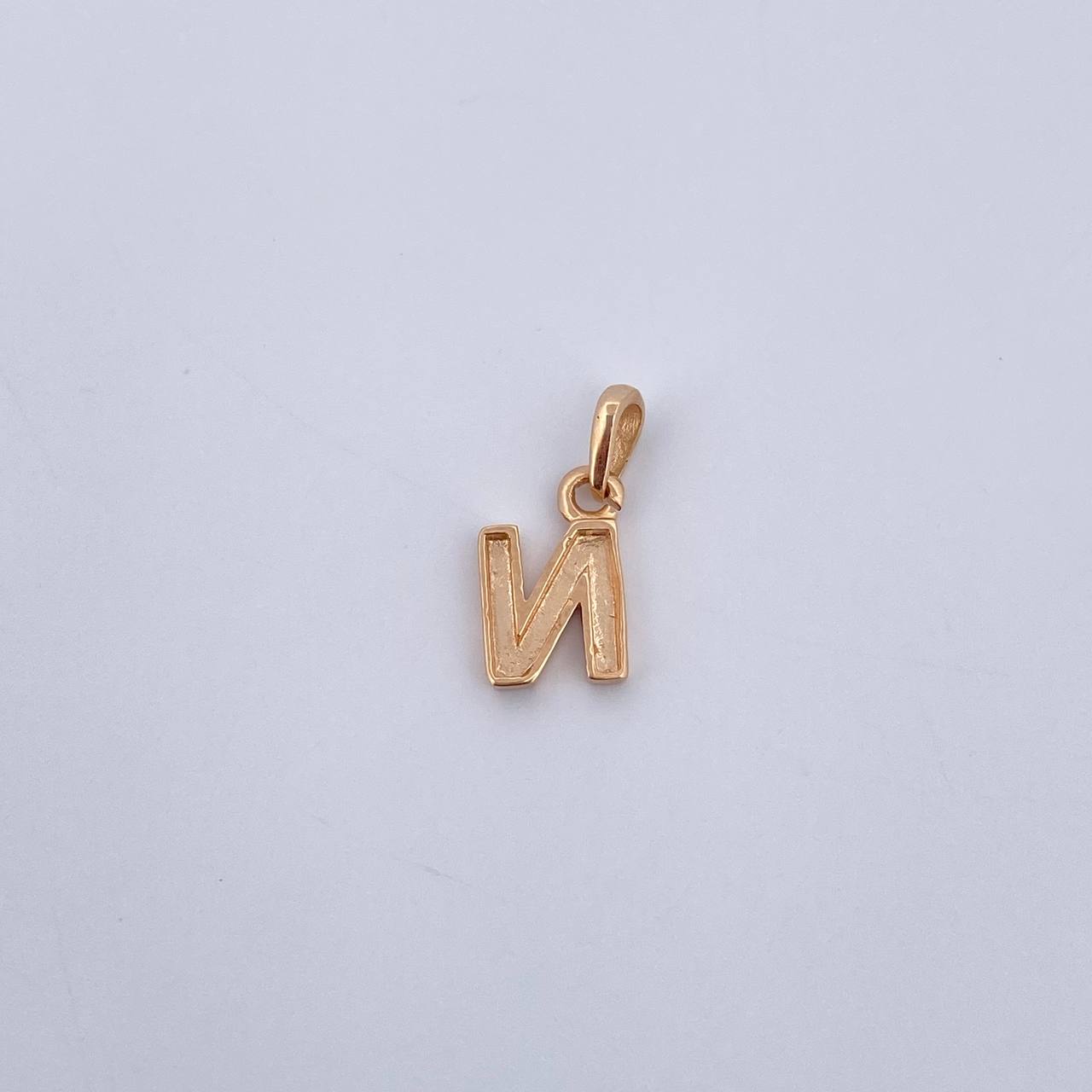 Pendant Letter N 0.65gr / 1.5cm / Smooth 18K Yellow Gold $