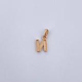 Pendant Letter N 0.65gr / 1.5cm / Smooth 18K Yellow Gold $