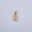 Pendant Letter R 0.5gr / 1.4cm / Smooth 18K Yellow Gold $