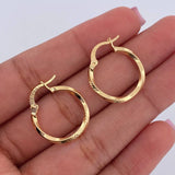 Candongas Eve 1.2gr / 2cm / Oro 18K &