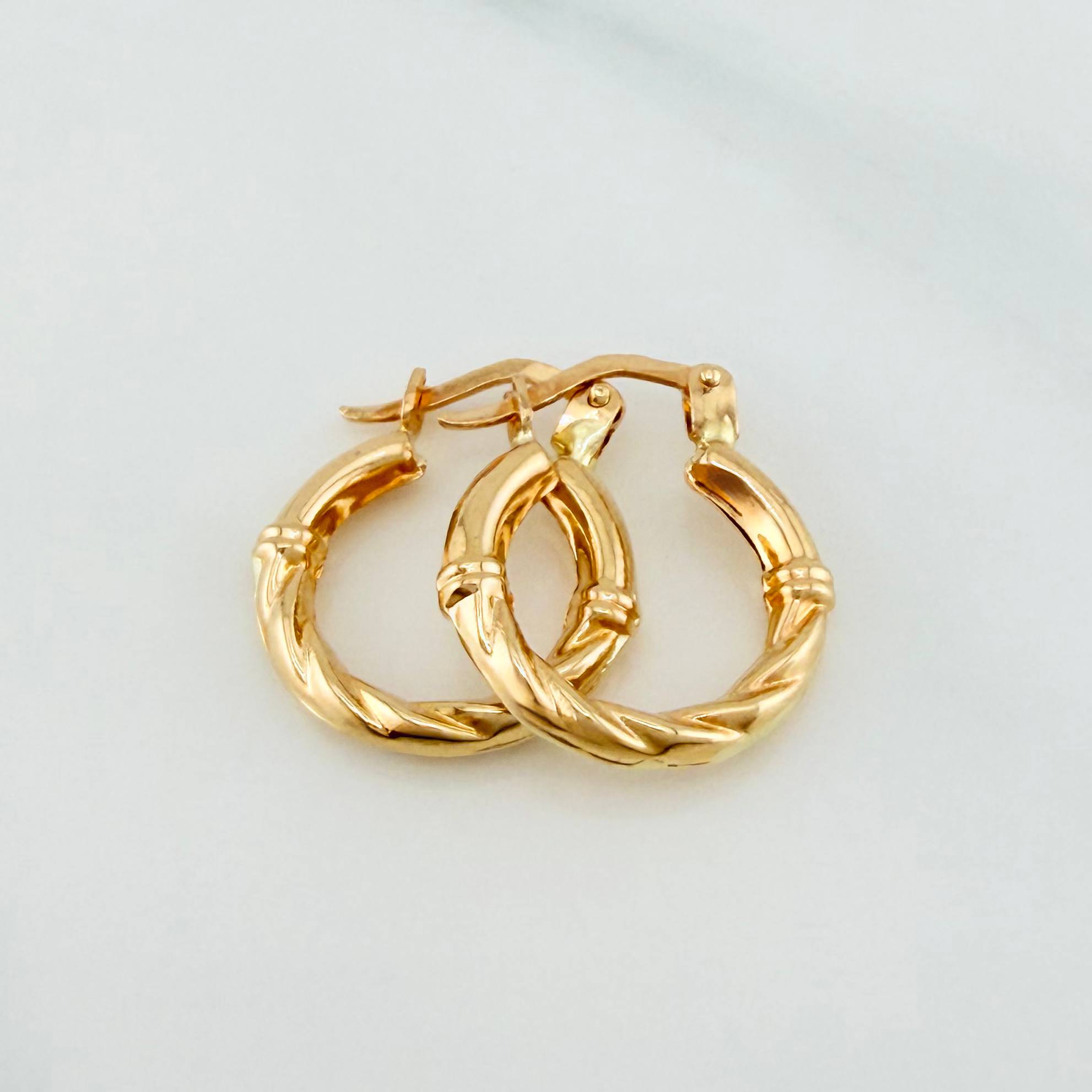 Candongas Raquel 1.45 g / 3/4 in Oro Amarillo 18K