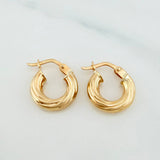 Candongas Lore 1.35 g / 1/2 in Oro Amarillo 18K