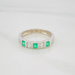 Anillo Churumbela Esmeralda 24 Pts 1.7 g / T5 1/2 Plata 925