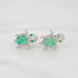 Topos Tortuga Esmeralda 40Pts 3.2 g / in / 16.13 mm Plata 925