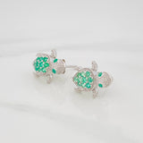 Topos Tortuga Esmeralda 40Pts 3.2 g / in / 16.13 mm Plata 925
