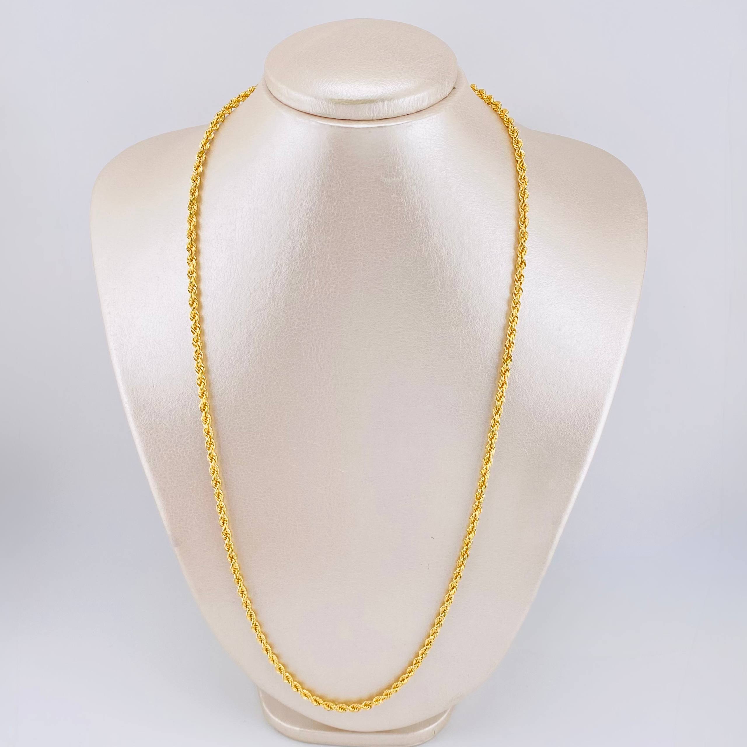 Cadena Lazo 8gr / 23 1/2 in / 3.25mm Oro Amarillo +3 18K