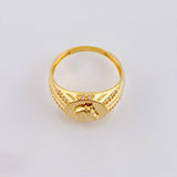 Anillo Sello Caballo 4.8gr / T9 1/2 / Oro Amarillo 18K *