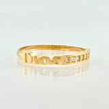 God Ring 1.35 g / T6 Yellow Gold 18K