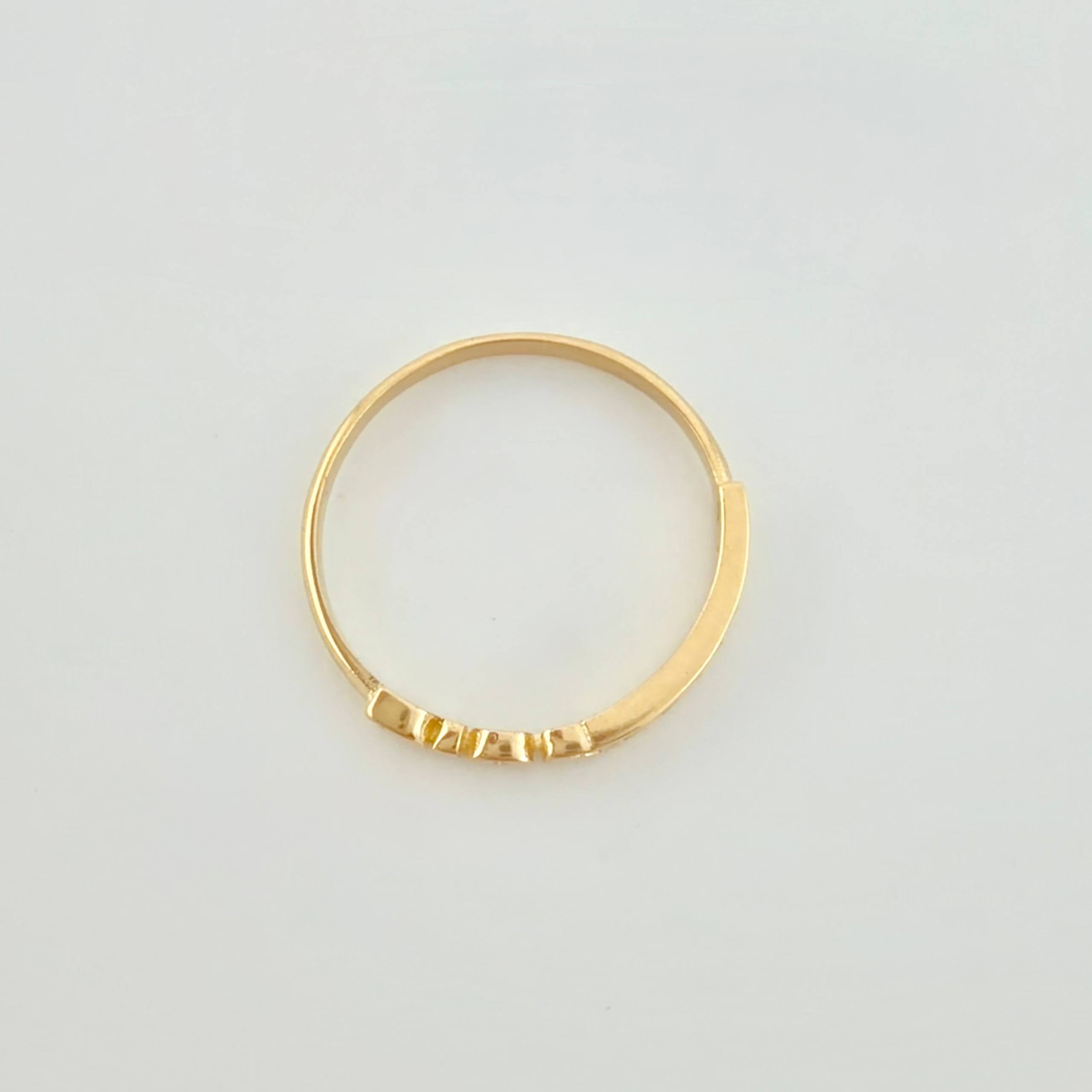 God Ring 1.35 g / T6 Yellow Gold 18K