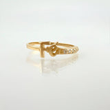Anillo Fé 1.5gr / T6 1/4 / Oro Amarillo 18K *