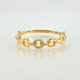 Classic Link Ring 1.5 g / T8 1/4 Yellow Gold 18K