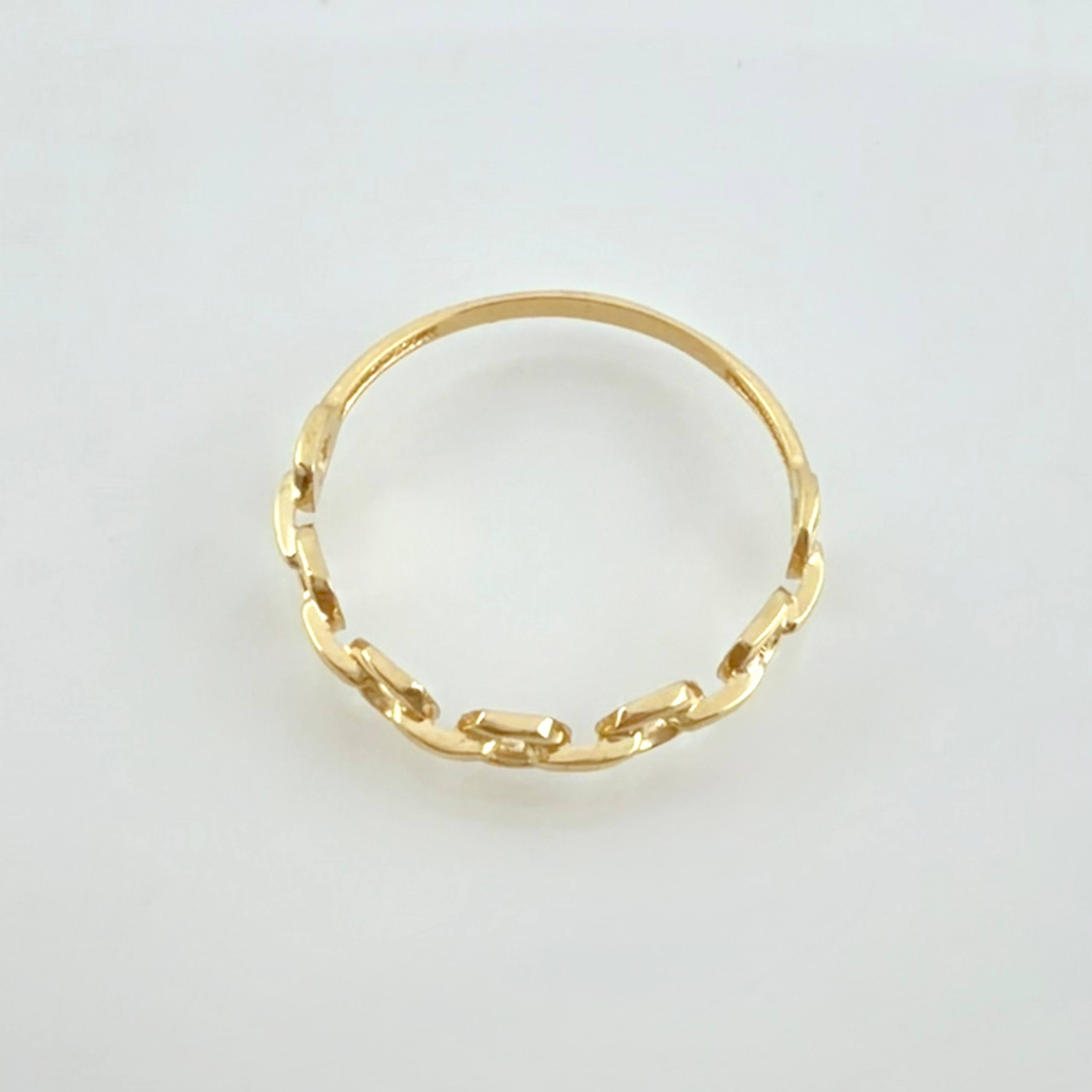 Classic Link Ring 1.5 g / T8 1/4 Yellow Gold 18K