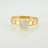 Solitaire Classic Link Ring 1.6gr / T7 1/4 / 18K Yellow Gold *