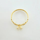 Solitaire Classic Link Ring 1.6gr / T7 1/4 / 18K Yellow Gold *