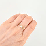 Solitaire Classic Link Ring 1.6gr / T7 1/4 / 18K Yellow Gold *