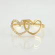 Anillo Silueta Corazon 1.3gr / T8 / Oro Amarillo 18K ©