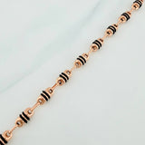Pulso Rustico Barril 5.35gr / 8 1/4 in / 4.2mm Oro Rosa 18K %