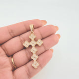 Dije Cruz Trebol 6.25gr / 2 in / Oro Amarillo 18K