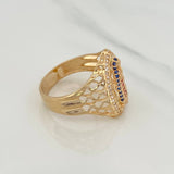 Anillo Virgen Guadalupe 5.5gr / T9 1/2 / Oro Amarillo 18K $