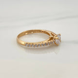 Anillo Solitario Churumbela 2.55gr / T6 3/4 / Oro Amarillo 18K %