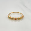 Churumbela Squares Ring 1.75gr / T7 1/2 / Yellow Gold 18K %