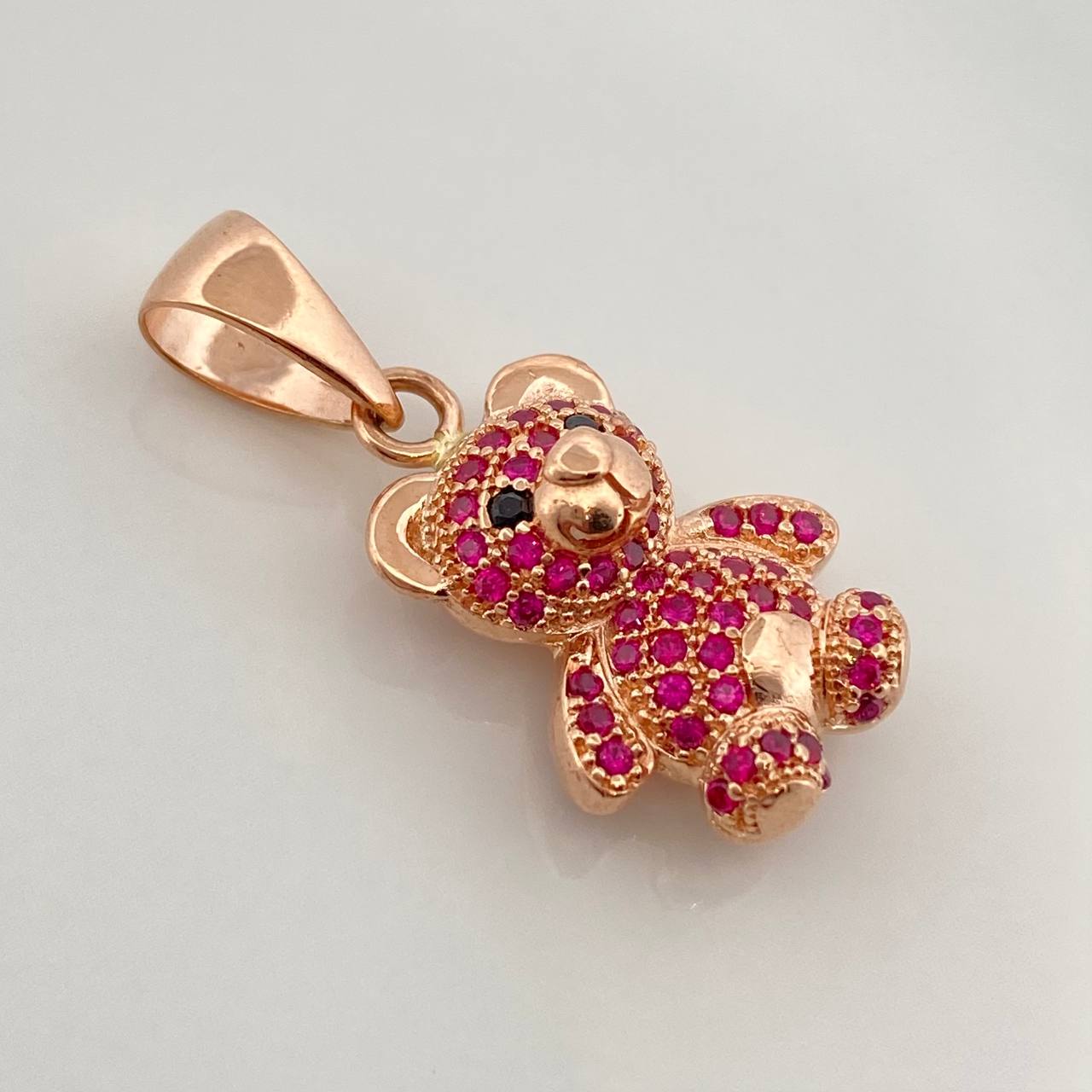 Dije Oso 3.4gr / 1 in / Oro Rosa 18K %