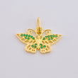 Dije Mariposa Monarca 1.35 g / 3/4 in Oro Amarillo 18K