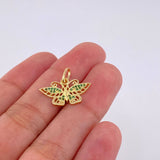 Dije Mariposa Monarca 1.35 g / 3/4 in Oro Amarillo 18K