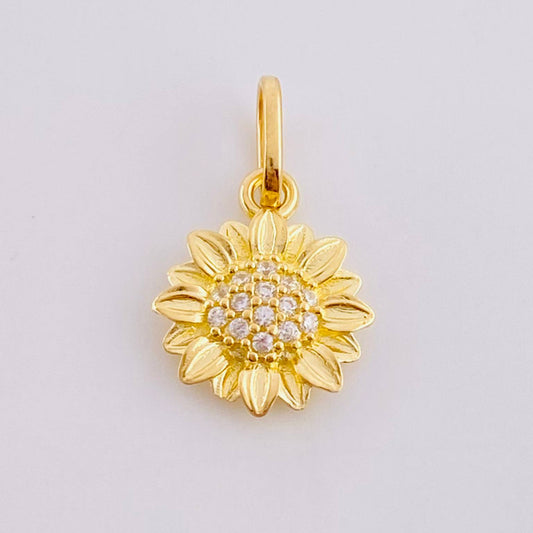 Dije Girasol 1.05 g / 3/4 in Oro Amarillo 18K