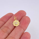 Dije Girasol 1.05 g / 3/4 in Oro Amarillo 18K