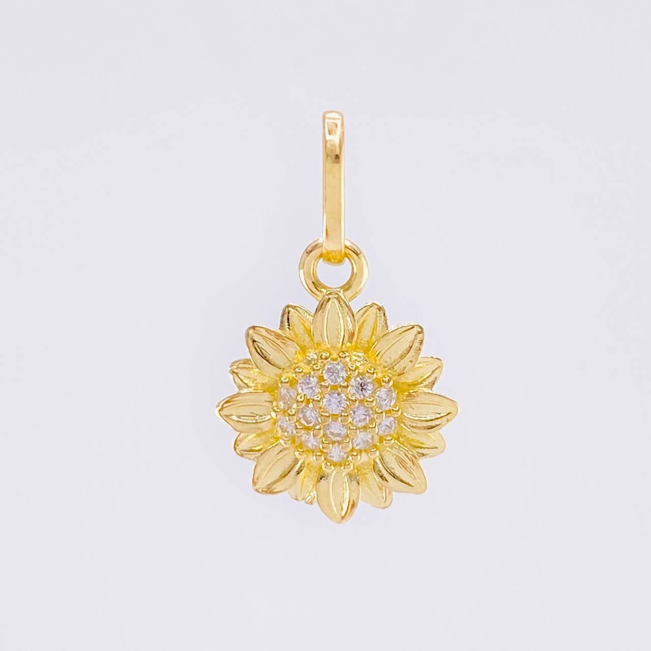 Dije Girasol 1.05 g / 3/4 in Oro Amarillo 18K