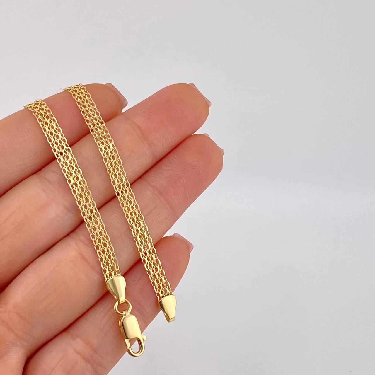 Cadena China 15 g / 20 in / 5.1 mm Oro Amarillo 18K