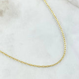 Cadena Cajón 3.15gr / 23 1/2 in / 1.5mm Oro Amarillo +3 18K *