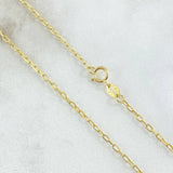 Cadena Cajón 3.1gr / 23 1/2 in / 1.5mm Oro Amarillo +3 18K