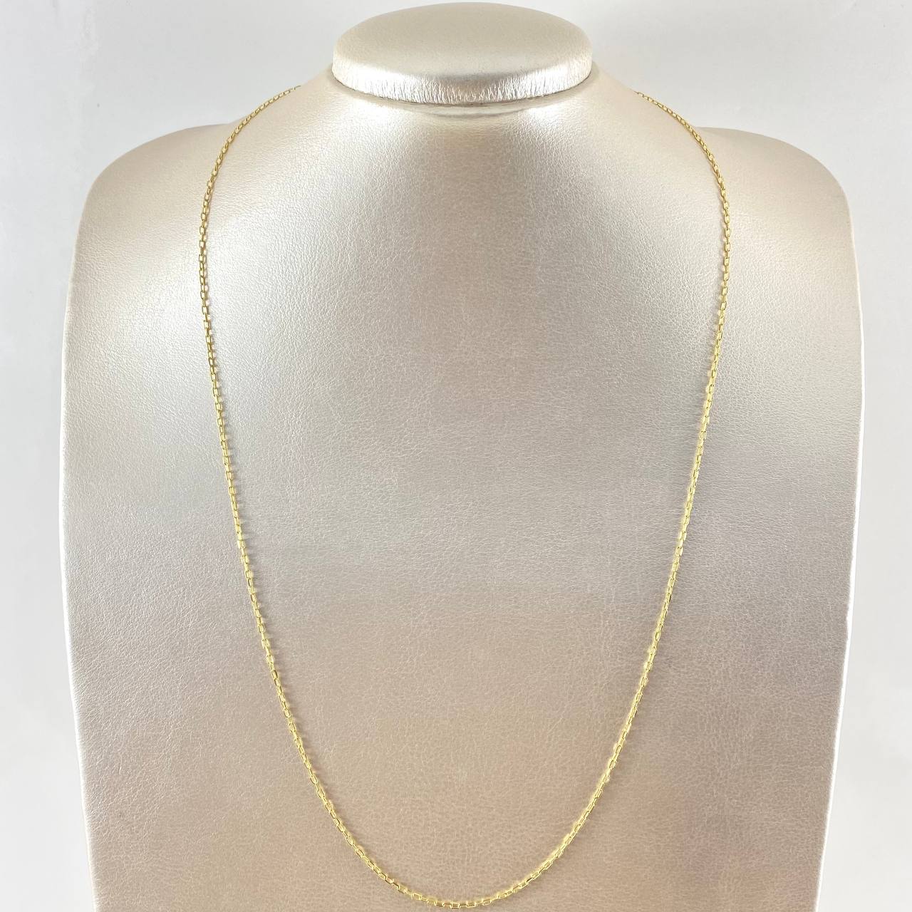 Cadena Cajón 3.15gr / 23 1/2 in / 1.5mm Oro Amarillo +3 18K *