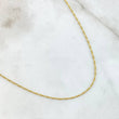 Figaro Chain 2.15gr / 23 1/2 in / 1.1mm Yellow Gold +1 18K *